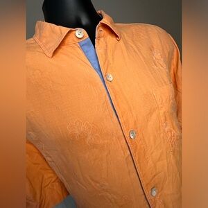 Disney Parks Tommy Bahama Mens Large Silk Short Sleeve Shirt Mickey Mouse